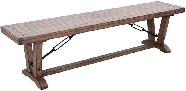 Sunny Designs™ Doe Valley Buckskin Bench with Turnbuckles-0