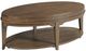 England Furniture Nicolette Brown Oval Cocktail Table-0