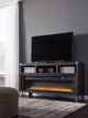 Signature Design by Ashley® Todoe Gray 65" TV Stand with Fireplace Insert-1