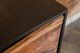 Coaster® Zara Black Walnut/Gold 2-Drawer Accent Cabinet-4