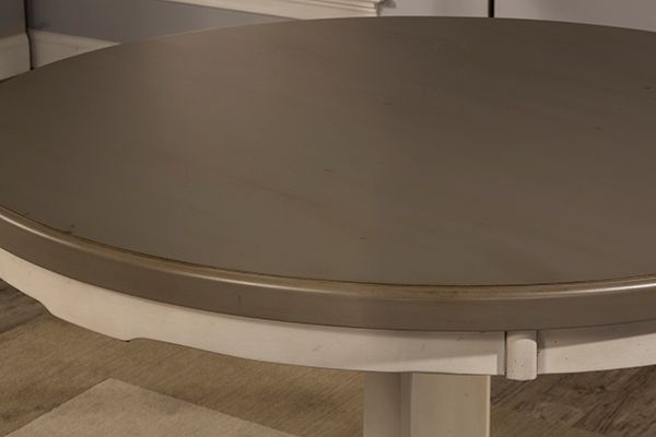 HH2 Home Clarion Two-Tone Round Counter Height Dining Table-1