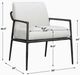 Uttermost® Thayer Oyster White Aluminum Indoor-Outdoor Upholstered Lounge Chair-2