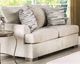 Furniture of America® Leytonstone Cream Loveseat-0