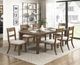 Homelegance® Quinn Light Brown Dining Table-1