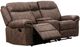Mazin Furniture Rodney Brown Reclining Sofa with USB Port-1