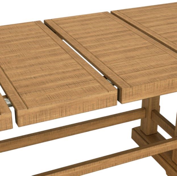 Signature Design by Ashley® Havonplane Brown Rectangular Extendable Counter Height Dining Table-4