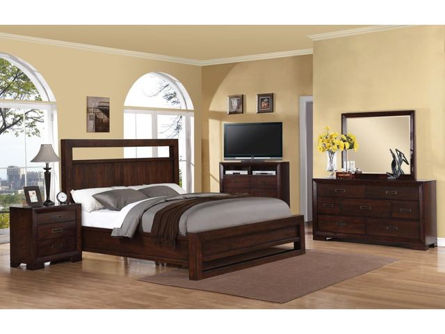 Riverside Furniture Riata Warm Walnut Full/Queen Panel Headboard-4