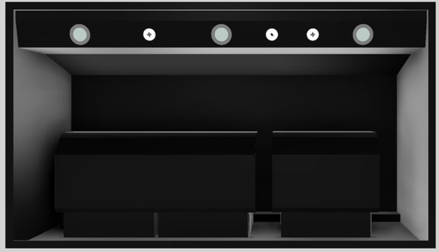 Vent-A-Hood® 42" Wall Mounted Range Hood-Black-2