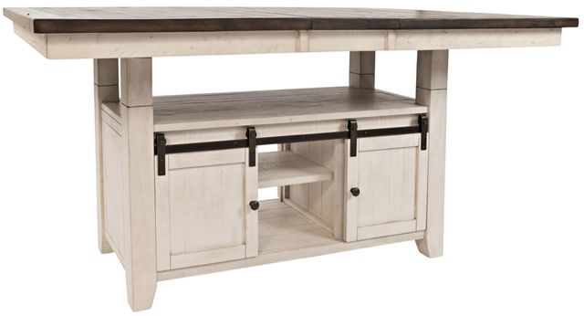 Jofran Inc. Madison County Vintage White High/Low Extension Table-0