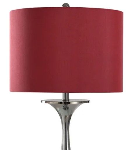 StyleCraft Tyrus Silver Table Lamp-1
