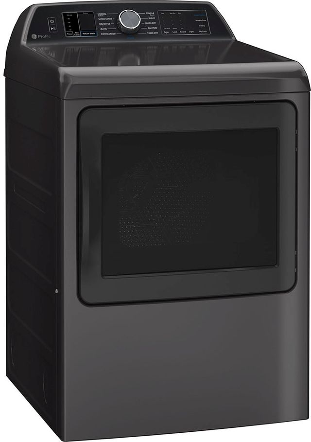 GE Profile™ 7.4 Cu. Ft. Diamond Gray Electric Dryer-1