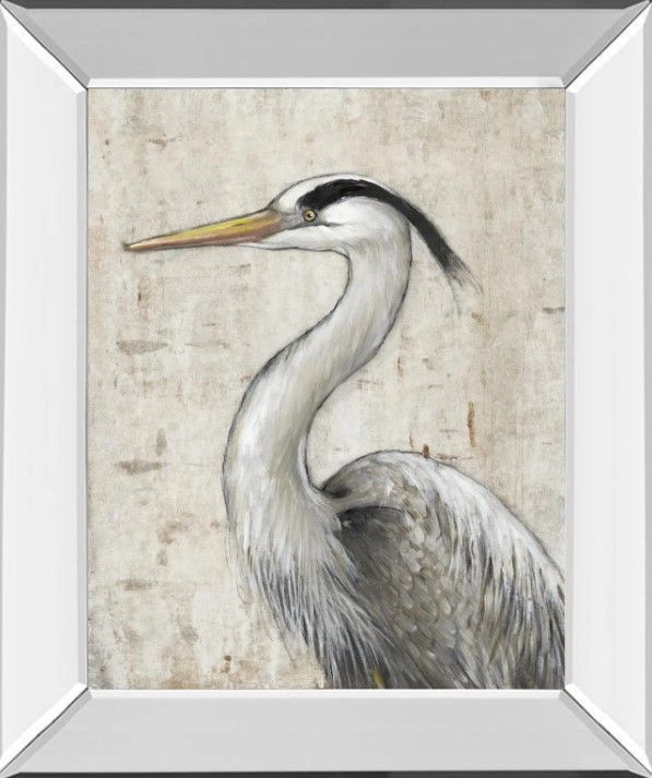 Classy Art Grey Heron II by Tim OToole Wall Art-0