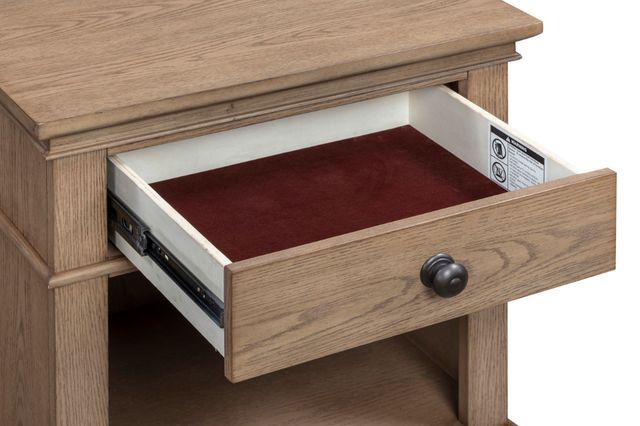aspenhome® Oxford Tan 1-Drawer Nightstand-2