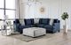 Furniture of America® Bayswater 2-Piece Navy L-Shape Sectional-1