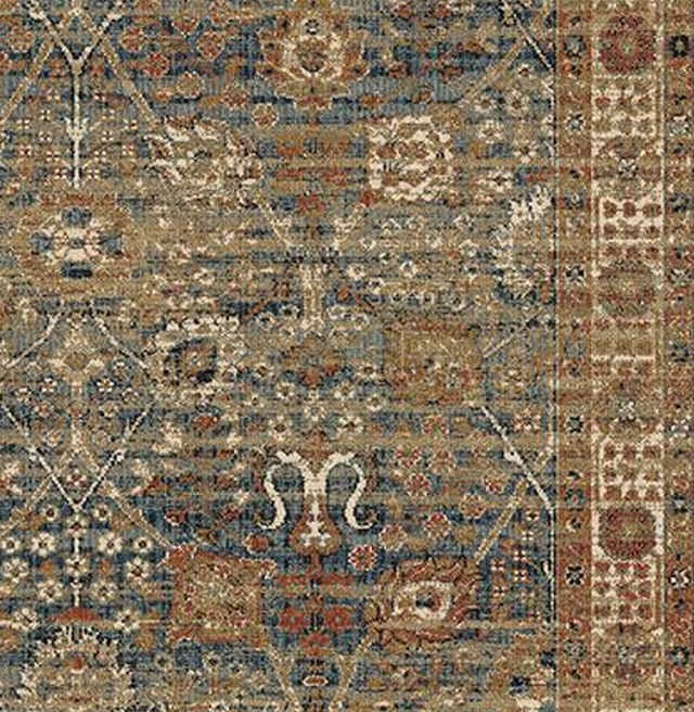 Orian Aria Tree Of Life Indigo 7'10" X 10'10" Rug-1