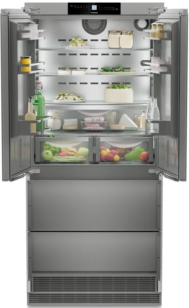 Liebherr 36" 19.5 Cu. Ft. Panel Ready Built-In French Door Refrigerator-2