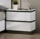 Furniture of America® Birsfelden 4-Piece White/Metallic Gray Contemporary Queen Bedroom Set-2