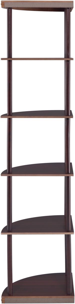 Coaster® Bonwick Cappuccino 5-Shelf Corner Bookshelf-2