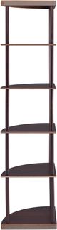 Coaster® Bonwick Cappuccino 5-Shelf Corner Bookshelf-2