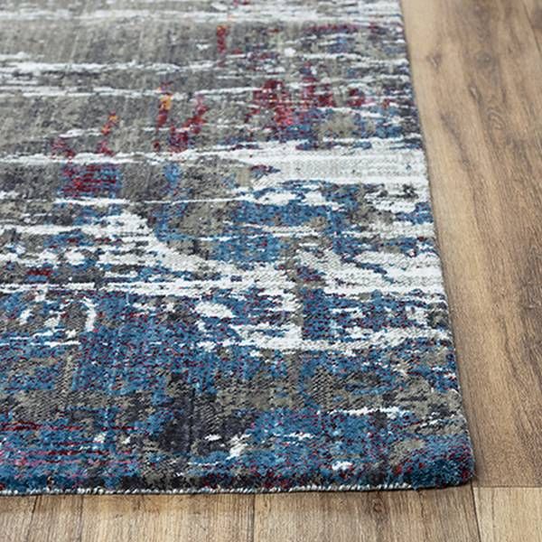Rizzy Home Signature Gray 5'x8' Rectangular Rug-1