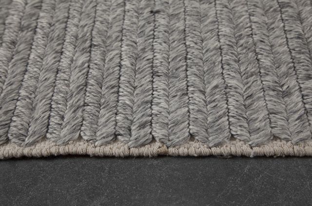 Renwil® Fina Classics Grey 7'9" X 9'8" Area Rug-2