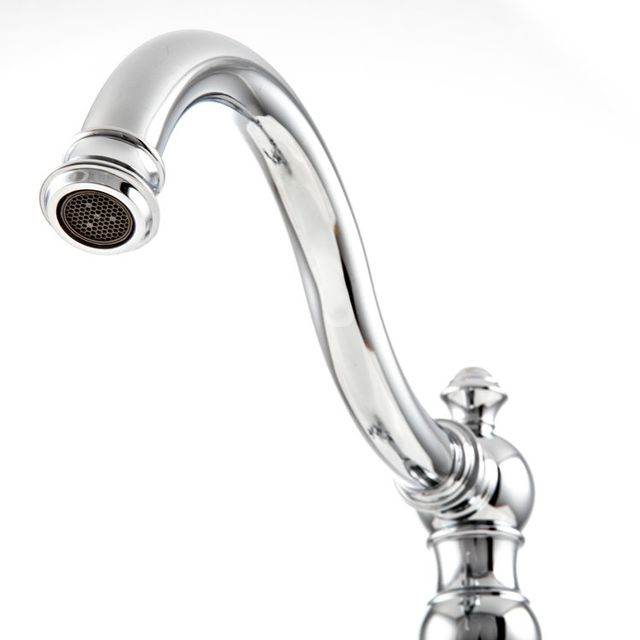 ZLINE Rembrandt Chrome Single Handle Kitchen Faucet and Side Sprayer-2