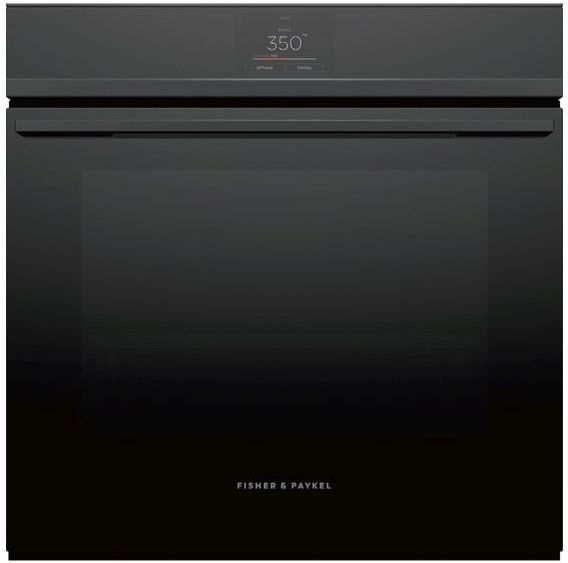 Fisher & Paykel Series 9 24" Black Electric Built In Single Oven-0