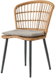 A & B Home Natural Wicker Dining Chair-0