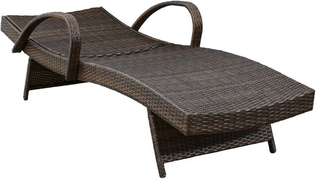 Signature Design by Ashley® Kantana 2-Piece Brown Wicker Outdoor Chaise Lounge-4