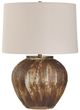 Uttermost® McKinley Textured Chocolate Brown Table Lamp-0