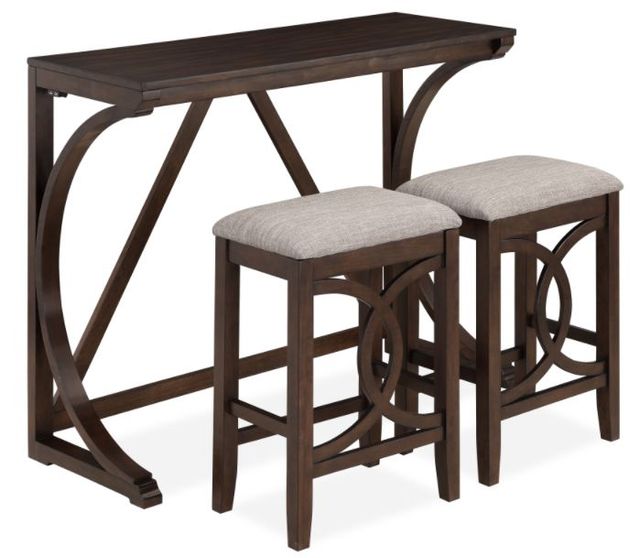 New Classic® Home Furnishings Bella 3-Piece Cherry Counter Sofa Table Set-0
