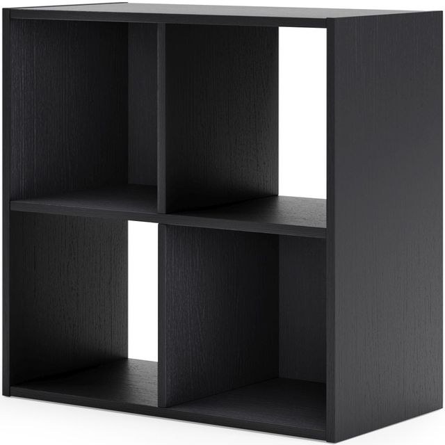 Signature Design by Ashley® Langdrew Black Four Cube Organizer-1