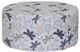 Dynasty Furniture Blue/Tan Ottoman-0