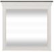 Liberty Furniture Allyson Park Two-Tone Charcoal/Wire Brushed White Crown Mirror-0