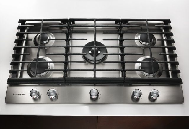 KitchenAid® 36'' Stainless Steel Gas Cooktop-7