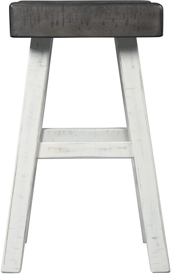 Signature Design by Ashley® Glosco Brown Gray/Antique White Counter Stool-1