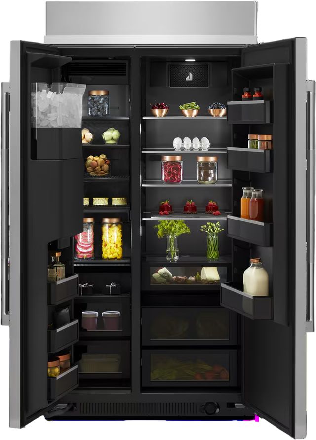 JennAir® Rise™ 42" 25.1 Cu. Ft. Stainless Steel Built-In Side-by-Side Refrigerator-2