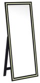 Coaster® Windrose Black Standing Mirror with Tempered LED-5