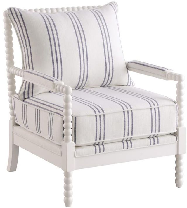 Coaster® Blanchett Stripe/White Accent Chair-0