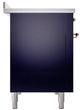Ilve® Nostalgie II Noblesse 48'' Midnight Blue Pro Style Induction Range with Copper Trim-2