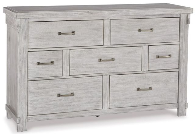 Signature Design by Ashley® Brashland 3-Piece White Queen Panel Bed Set-2
