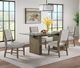 Elements International Conner 5-Piece Oak Dining Set-1