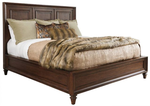 Lexington Home Silverado Walnut Creek Brown Queen Panel Bed-0