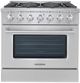 VEZENI Reminiscia 36" Stainless Steel Pro Style Gas Range-0