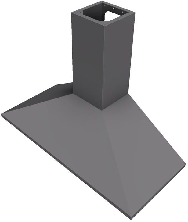 Vent-A-Hood® 48" Gunsmoke Euro Style Wall Mounted Range Hood-1