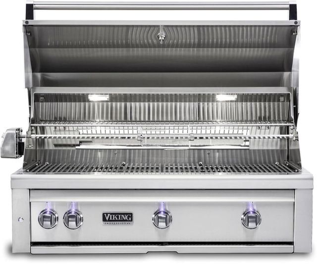 Viking® 5 Series 4-Burner Stainless Steel Built-In Natural Gas Grill-1