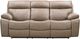 Parker House® Theon Stokes Toffee Manual Reclining Sofa with Drop Down Table-2