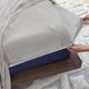 BEDGEAR® Ver-Tex™ Performance® 4-Piece Light Gray Split Head King Sheet Set-2