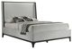 Furniture of America® Kelso Light Gray/Dark Gray King Panel Bed-0