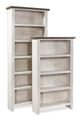 aspenhome® Eastport Drifted White 48" Bookcase with 2 fixed shelves-1